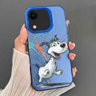 For iPhone XR Dual-sided IMD Animal Graffiti TPU + PC Phone Case(Running Dog) - 1