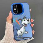 For iPhone XS Max Dual-sided IMD Animal Graffiti TPU + PC Phone Case(Running Dog) - 1