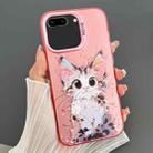 For iPhone 8 Plus / 7 Plus Dual-sided IMD Animal Graffiti TPU + PC Phone Case(Elegant Cat) - 1