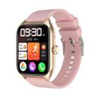 Qx5 1.96 inch BT5.2 Smart Sport Watch, Support Bluetooth Call / Sleep / Blood Oxygen / Temperature / Heart Rate / Blood Pressure Health Monitor(Pink) - 1