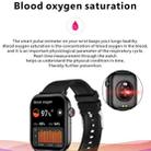 QX9 1.96 inch BT5.2 Smart Sport Watch, Support Bluetooth Call / Sleep / Blood Oxygen / Heart Rate / Blood Pressure Health Monitor(Blue) - 10