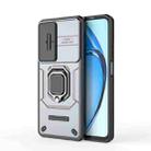 For OPPO A60 4G Global Sliding Camshield TPU + PC Shockproof Phone Case with Holder(Grey) - 1