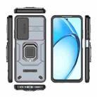 For OPPO A60 4G Global Sliding Camshield TPU + PC Shockproof Phone Case with Holder(Grey) - 3