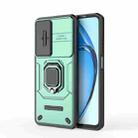 For OPPO A60 4G Global Sliding Camshield TPU + PC Shockproof Phone Case with Holder(Green) - 1