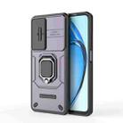 For OPPO A60 4G Global Sliding Camshield TPU + PC Shockproof Phone Case with Holder(Purple) - 1