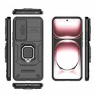 For OPPO Reno12 Pro Global Sliding Camshield TPU + PC Shockproof Phone Case with Holder(Black) - 3