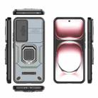 For OPPO Reno12 Pro Global Sliding Camshield TPU + PC Shockproof Phone Case with Holder(Grey) - 3