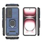 For OPPO Reno12 Pro Global Sliding Camshield TPU + PC Shockproof Phone Case with Holder(Blue) - 3