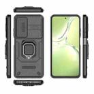 For OPPO K12x 5G Global Sliding Camshield TPU + PC Shockproof Phone Case with Holder(Black) - 3