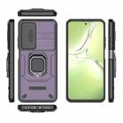 For OPPO K12x 5G Global Sliding Camshield TPU + PC Shockproof Phone Case with Holder(Purple) - 3