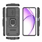 For OPPO A3X 5G Sliding Camshield TPU + PC Shockproof Phone Case with Holder(Black) - 3