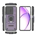 For OPPO A3X 5G Sliding Camshield TPU + PC Shockproof Phone Case with Holder(Purple) - 3