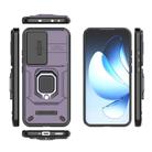 For OPPO Reno13 5G Global Sliding Camshield TPU + PC Shockproof Phone Case with Holder(Purple) - 3