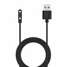 For Xiaomi HayLou Smart Watch 2 Pro Smart Watch Magnetic Charging Cable, Length: 1m(Black) - 1