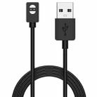 For Xiaomi Haylou PurFree BC01 Bone Conduction Earphone Magnetic Charging Cable, Length: 1m(Black) - 1