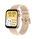 P43 1.8 inch TFT Screen Bluetooth Smart Watch, Support Heart Rate Monitoring & 100+ Sports Modes(Gold) - 1