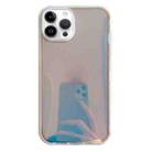 For iPhone 15 Pro Max Electroplated Aurora TPU + PC Phone Case(White) - 1