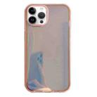 For iPhone 15 Pro Max Electroplated Aurora TPU + PC Phone Case(Pink) - 1