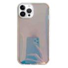 For iPhone 14 Pro Electroplated Aurora TPU + PC Phone Case(White) - 1