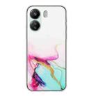 For Xiaomi Redmi 13C 4G / Poco C65 Hollow Marble Pattern TPU Straight Edge Phone Case(Green) - 1