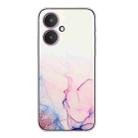 For Xiaomi Redmi 13C 5G / Poco M6 / Redmi 13R Hollow Marble Pattern TPU Straight Edge Phone Case(Pink) - 1