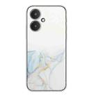 For Xiaomi Redmi 13C 5G / Poco M6 / Redmi 13R Hollow Marble Pattern TPU Straight Edge Phone Case(Grey) - 1