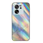 For Xiaomi 13T / 13T Pro Laser Marble Pattern Clear TPU Protective Phone Case(Grey) - 1