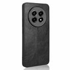 For Realme 13 Pro Cow Pattern Sewing Back Cover Phone Case(Black) - 3