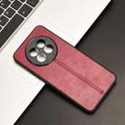 For Realme 13 Pro Cow Pattern Sewing Back Cover Phone Case(Red) - 2