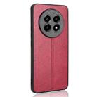 For Realme 13 Pro Cow Pattern Sewing Back Cover Phone Case(Red) - 3