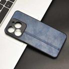 For Realme C63 / C61 4G / Narzo N63 Cow Pattern Sewing Back Cover Phone Case(Blue) - 2