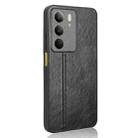 For Realme C75 Cow Pattern Sewing Back Cover Phone Case(Black) - 3