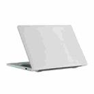 For Huawei MateBook D 14 2023 Shockproof Frosted Laptop Protective Case(Transparent) - 1