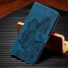 For Samsung Galaxy A16 5G Retro Skin Feel Butterflies Embossing Horizontal Flip Leather Phone Case(Blue) - 2