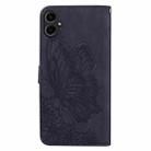 For Samsung Galaxy A07 4G / A06 4G Retro Skin Feel Butterflies Embossing Horizontal Flip Leather Phone Case(Black) - 3