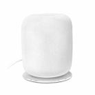 For HomePod/HomePod 2 Mini Smart Bluetooth Speaker Desktop Metal Pad(Silver) - 3