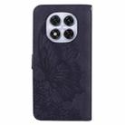 For Redmi Note 14 Pro 5G Retro Skin Feel Butterflies Embossing Horizontal Flip Leather Phone Case(Black) - 3