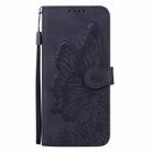 For Redmi 14C 4G Retro Skin Feel Butterflies Embossing Horizontal Flip Leather Phone Case(Black) - 2