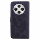 For Redmi 14C 4G Retro Skin Feel Butterflies Embossing Horizontal Flip Leather Phone Case(Black) - 3