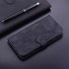 For Redmi A4 5G Retro Skin Feel Butterflies Embossing Horizontal Flip Leather Phone Case(Black) - 2