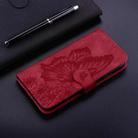 For Redmi A4 5G Retro Skin Feel Butterflies Embossing Horizontal Flip Leather Phone Case(Red) - 2