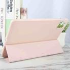 For Xiaomi Pad 6S Pro 12.4 Tri-fold Silicone Leather Tablet Case(Pink) - 6