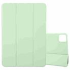 For Xiaomi Pad 6S Pro 12.4 Tri-fold Silicone Leather Tablet Case(Green) - 1