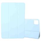 For Xiaomi Pad 6S Pro 12.4 Tri-fold Silicone Leather Tablet Case(Ice Blue) - 1