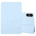 For Xiaomi Redmi Pad Pro 12.1 Tri-fold Silicone Leather Tablet Case(Ice Blue) - 1