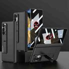 For Honor Magic V2 GKK Integrated Privacy Magnetic Folding Hinge All-inclusive Phone Case(Black) - 1