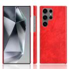 For Samsung Galaxy S24 Ultra 5G Litchi Texture Back Cover Phone Case(Red) - 1
