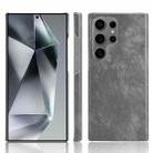 For Samsung Galaxy S24 Ultra 5G Litchi Texture Back Cover Phone Case(Grey) - 1