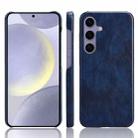 For Samsung Galaxy S24+ 5G Litchi Texture Back Cover Phone Case(Blue) - 1