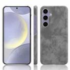 For Samsung Galaxy S24+ 5G Litchi Texture Back Cover Phone Case(Grey) - 1